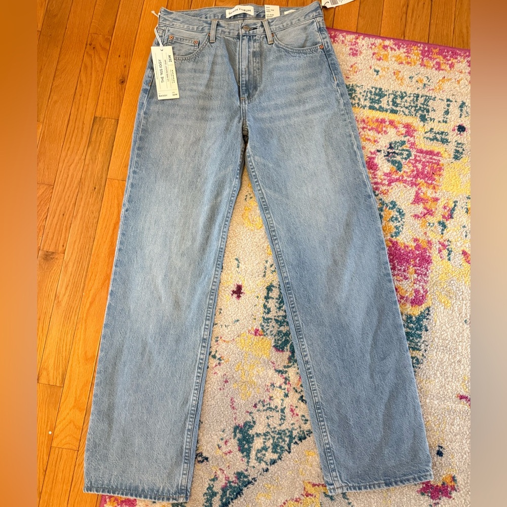 Aritzia Denim Forum Light Blue Straight Jeans